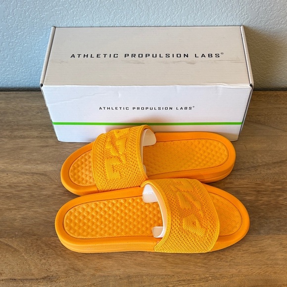APL Shoes - APL Women's Vibrant Orange Slide Sandals
